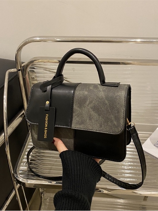 The Unbranded Brand Handbags - Color Block Crossbody Handbag.